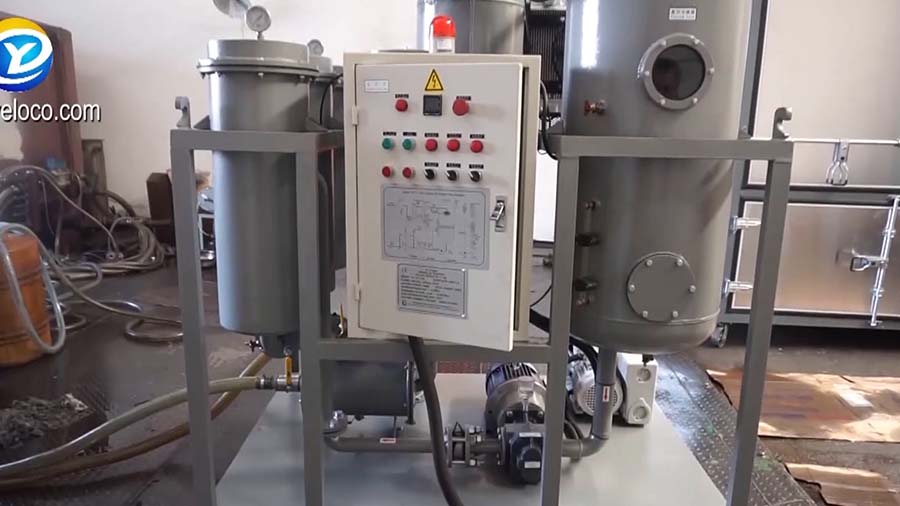 Video thumbnail of YELOCO Hydraulic Oil Filtration machine